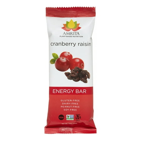 Amrita Energy Bar, Cranberry Raisin, 1.8 Oz