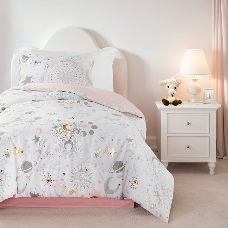 Free Shipping! Mi-Zone Kids Starry Sky Comforter Set with Metallic