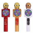thumbnail image 2 of Microphone Sans Fil Microphone à Condensateur LED Portable pour Karaoké Téléphones, 2 of 6