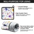 thumbnail image 7 of Floral Butterfly Pattern Kitchen Oven Mitt and Pot Holder Sets 2 Pcs for Baking, Cooking and Grilling, Heat Resistant Up To 392 °F, 7 of 7