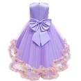 thumbnail image 3 of 3D Flower Princess Girls Halloween Dress Up Floral Rainbow Birthday Dresses, 3 of 3