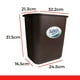 thumbnail image 5 of Bote De basura Rectangular Con Asas 13 L Compacto Sablón 8013CA, 5 of 7