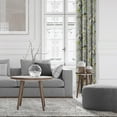 thumbnail image 4 of Athena Linen Heather Gray Pole Top Drapery Panel - Pair 50"x96", 4 of 5