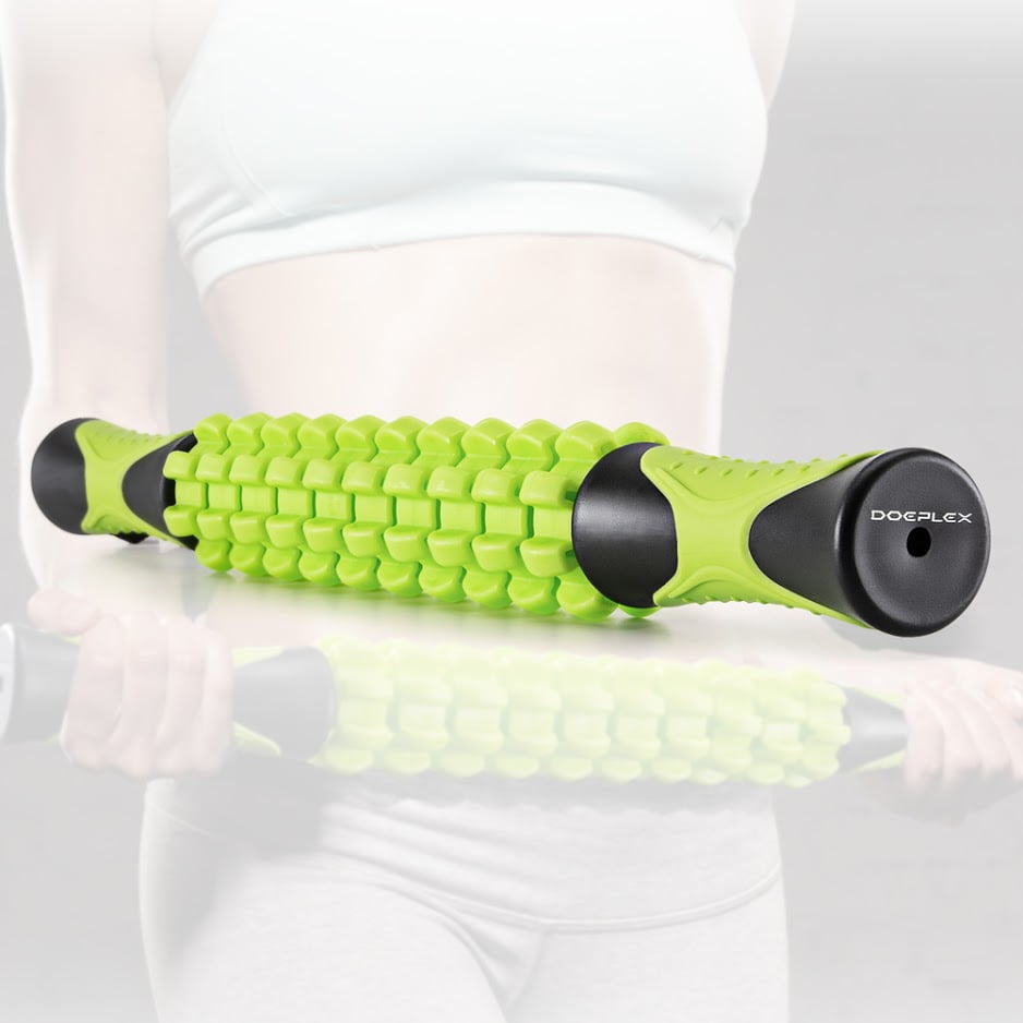 Fitness Yoga Massage Roller Muscle Relax Pain Relief Gear Stick Portable T UMN 
