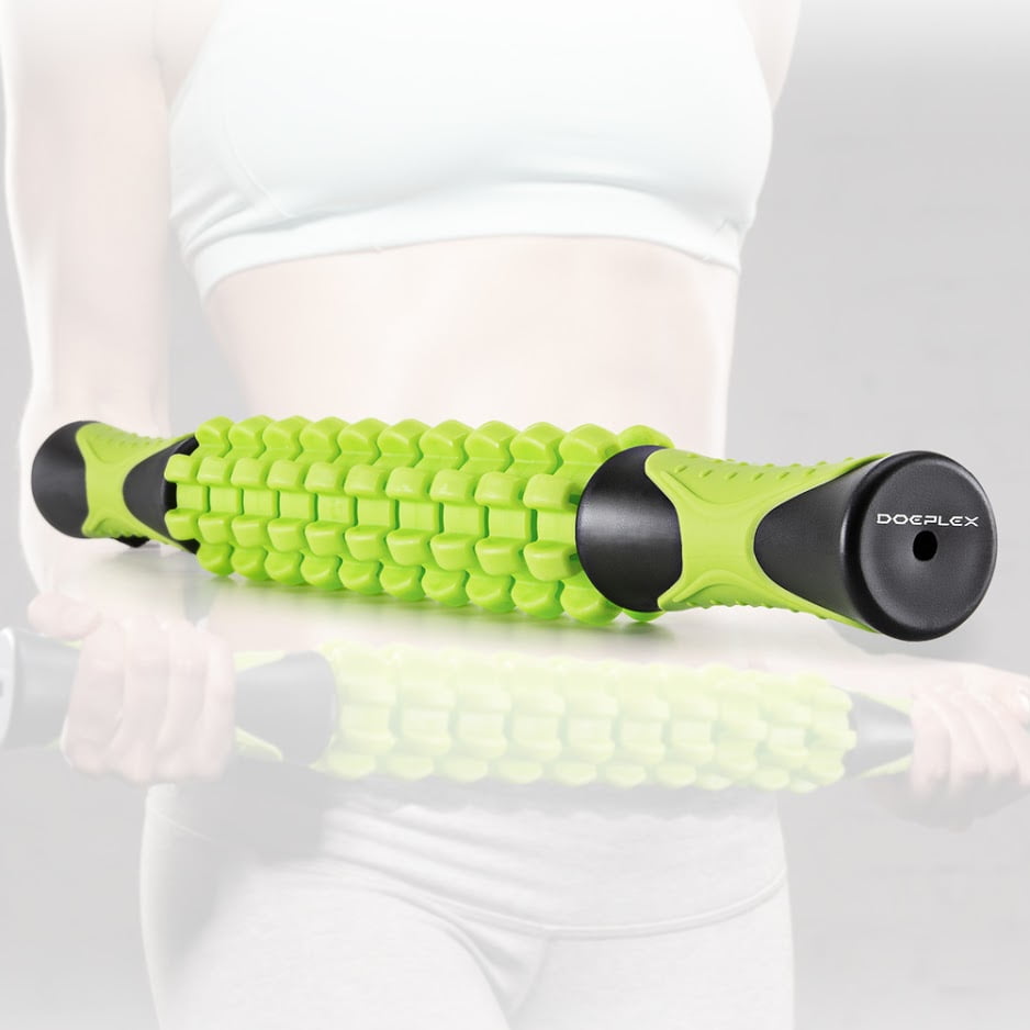 Doeplex Muscle Roller Massage Stick for Athletes, 17.5" Body Massager