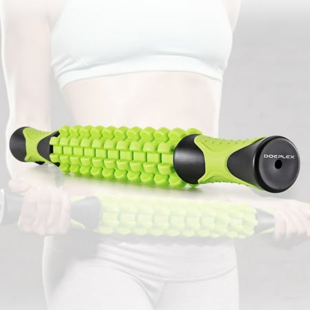 Doeplex Muscle Massage Roller Stick Body Massager Soreness for Athletes, Cramping Pain and Tightness Relief Helps Legs and Back Recovery