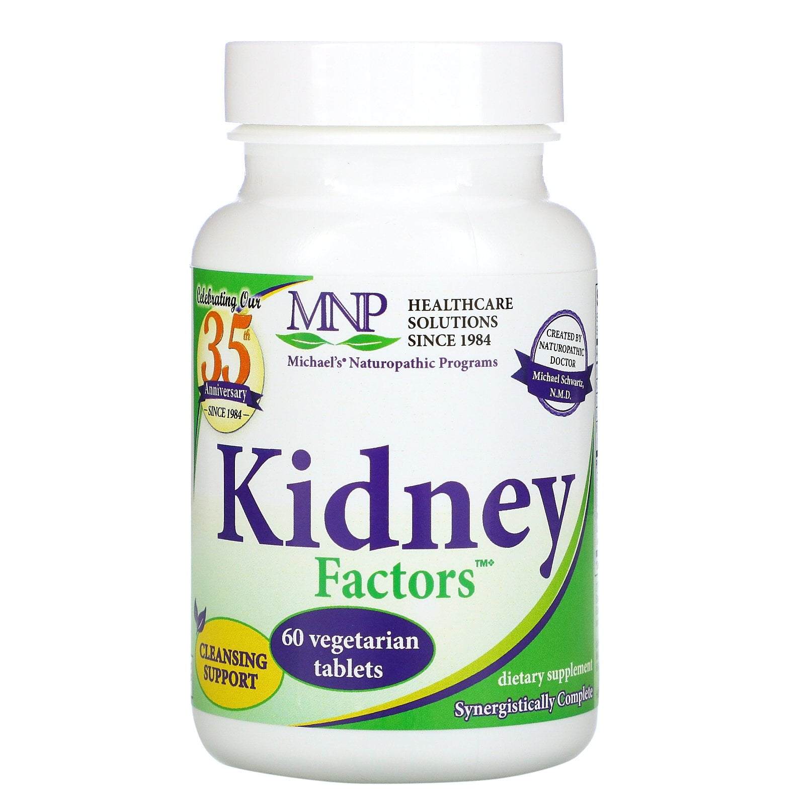 Michael's Naturopathic Programs - Kidney Factors - 60 Vegetarian Tablets