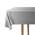 thumbnail image 3 of DecorRack 6 Pack Plastic Tablecloths, 54 x 108 inch Rectangular Disposable Table Covers for Parties, Events, Indoor Outdoor Use, Silver (6 Count), 3 of 7