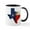 White/Black Inside, variant on CafePress - State Of Texas Mug - 11 oz Ceramic Mug - Novelty Coffee Tea Cup