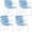 Blue Set of 4, variant on HarmonyStrings Folding Lawn Chairs , Portable Webbed Chairs with Webbing Seat & Back, Widened Armrests, Heavy Duty Metal Frame, Lightweight Patio Dinning Chairs-Red Set of 4