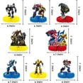 thumbnail image 4 of 8Pcs Honeycomb Centerpieces for Transformers, Birthday Party Decoration for Transformers，Table Decorations Theme 3D, 4 of 5