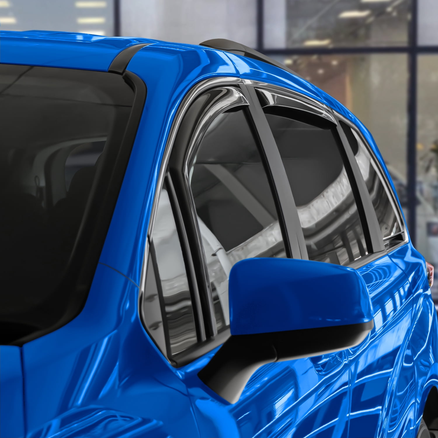 Goodyear Shatterproof in-Channel Window Deflectors for Toyota Sienna 2021-2026, Rain Guards, Window Visors for Cars, Vent Deflector, Car Accessories, 4 pcs - GY007837
