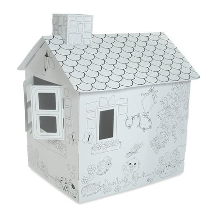 Decorate A Dollhouse - Incredible Country Cottage Themed Dollhouse or Play House, Ready to Paint and Decorate