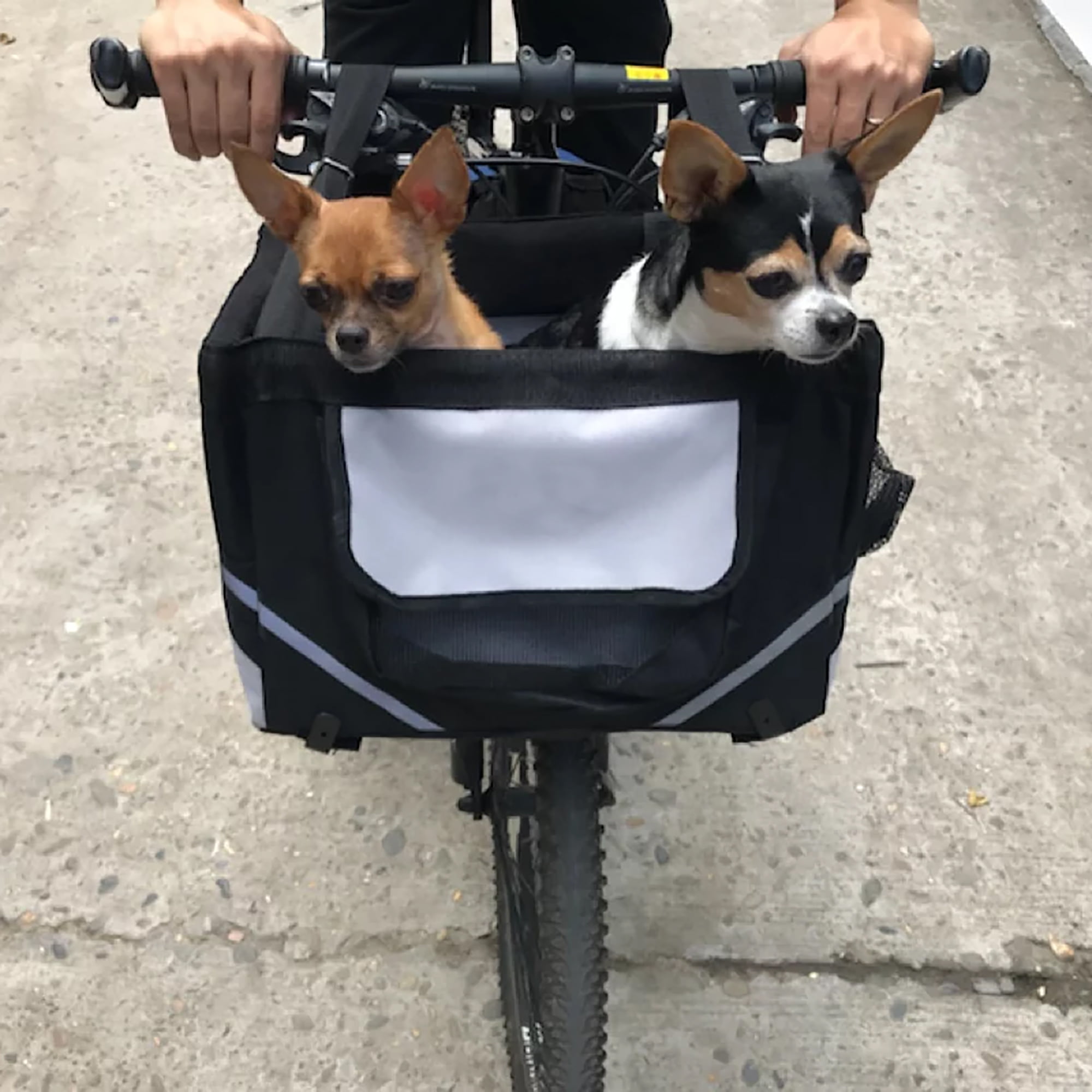 Pet Carriers for Small Dogs, Travel Safety Belt Front Bicycle Bag for