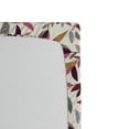 thumbnail image 2 of Ambesonne Colorful Fitted Sheet, Modern Swirls Leaves, Queen Size, Multicolor, 2 of 2