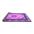 thumbnail image 2 of Ahgly Company Indoor Round Oriental Purple Asian Inspired Area Rugs, 4' Round, 2 of 4