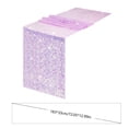 thumbnail image 3 of Glitter Sequin Table Runner 72 Inch Sheer Mesh Party Table Decor for Wedding Birthday Shower Banquet, 3 of 6