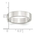 thumbnail image 4 of 925 Sterling Silver Solid Polished Flat Band Lightweight 5mm Flat Size 13 Band Ring Ring for Women and Men, 4 of 7