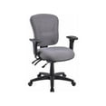 thumbnail image 3 of Lorell Accord Mid-Back Task Chair - Polyester Gray Seat - Black Frame  LLR66125, 3 of 13