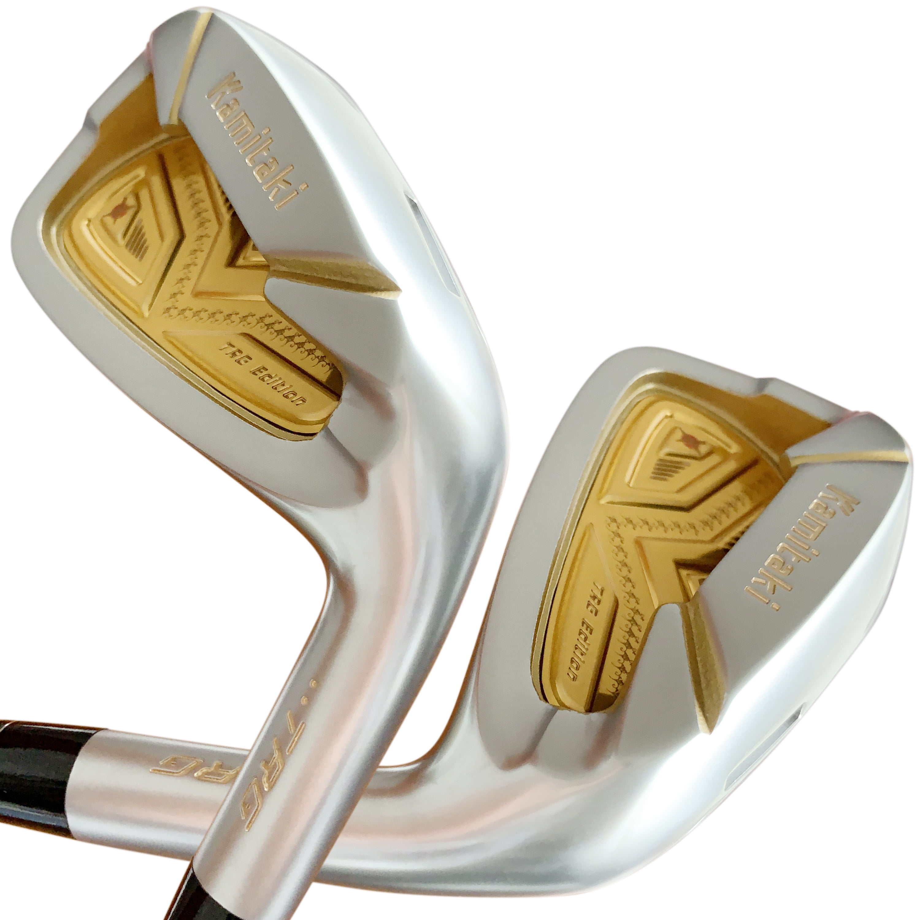 Japan Kamitaki Iron Mens Golf Club Set,Pearl Finish,TRS Model,4-P,Sw,Senior Flex,Graphite Shaft,Grip Mid,Plus Length,Pack of 8