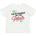 thumbnail image 3 of Inktastic Flower Girl I'm in Charge of The Petals Girls Baby T-Shirt, 3 of 5