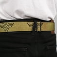 thumbnail image 4 of DC Comics Belt, Seatbelt Buckle Belt, Wonder Woman Logo Metallic Gold Black, Youth 22 to 32 Inches, 4 of 9