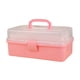 thumbnail image 3 of Caja de almacenamiento portátil de dos capas, plegable, extragrande, caja de herramientas para decoración de uñas, caja de almacenamiento de plástico, 3 of 4