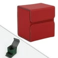 thumbnail image 4 of Organizador de almacenamiento Yotijar Estuche de baraja de cartas coleccionables rojo, 4 of 10