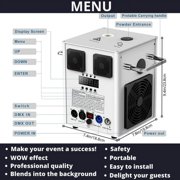 Cold Spark Machine 700W Large Cold Spark Firework Machine 6.6-16ft for DJ Special Effect 4 Pcs