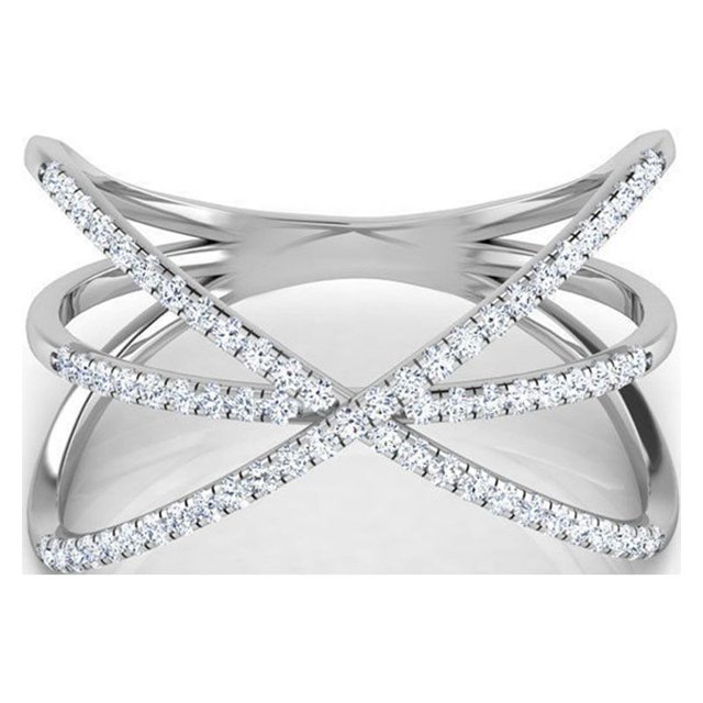 FDLK mujeres lujo aleación dedo banda incrustaciones anillo joyería regalo Tan Jianjun unisex