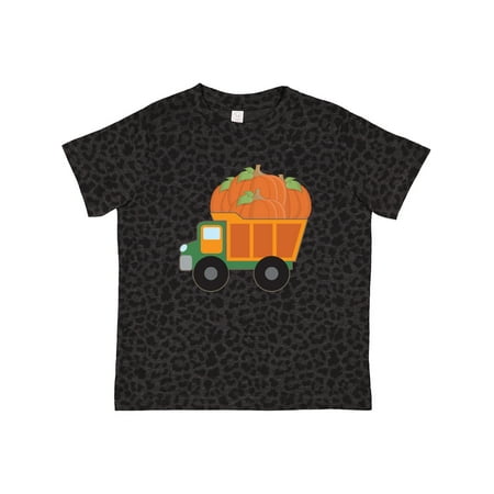 

Inktastic Pumpkin Truck Thanksgiving Halloween Gift Toddler Boy or Toddler Girl T-Shirt