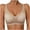 Beige, variant on Women's Plus Full Coverage Bra Sheer Lace Mesh Wireless Support Push up Bralette for Formal Evening Gowns Casual Wear Beige S