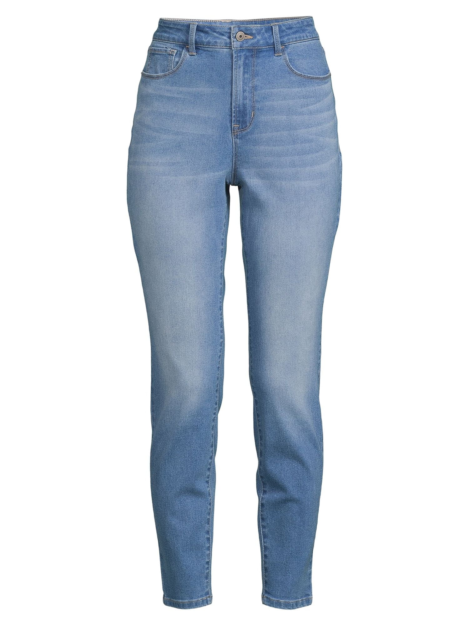 NO BOUNDARIES WOMENS Jeans Blue Denim Regular Mom W27 L24 £12.99 - PicClick  UK