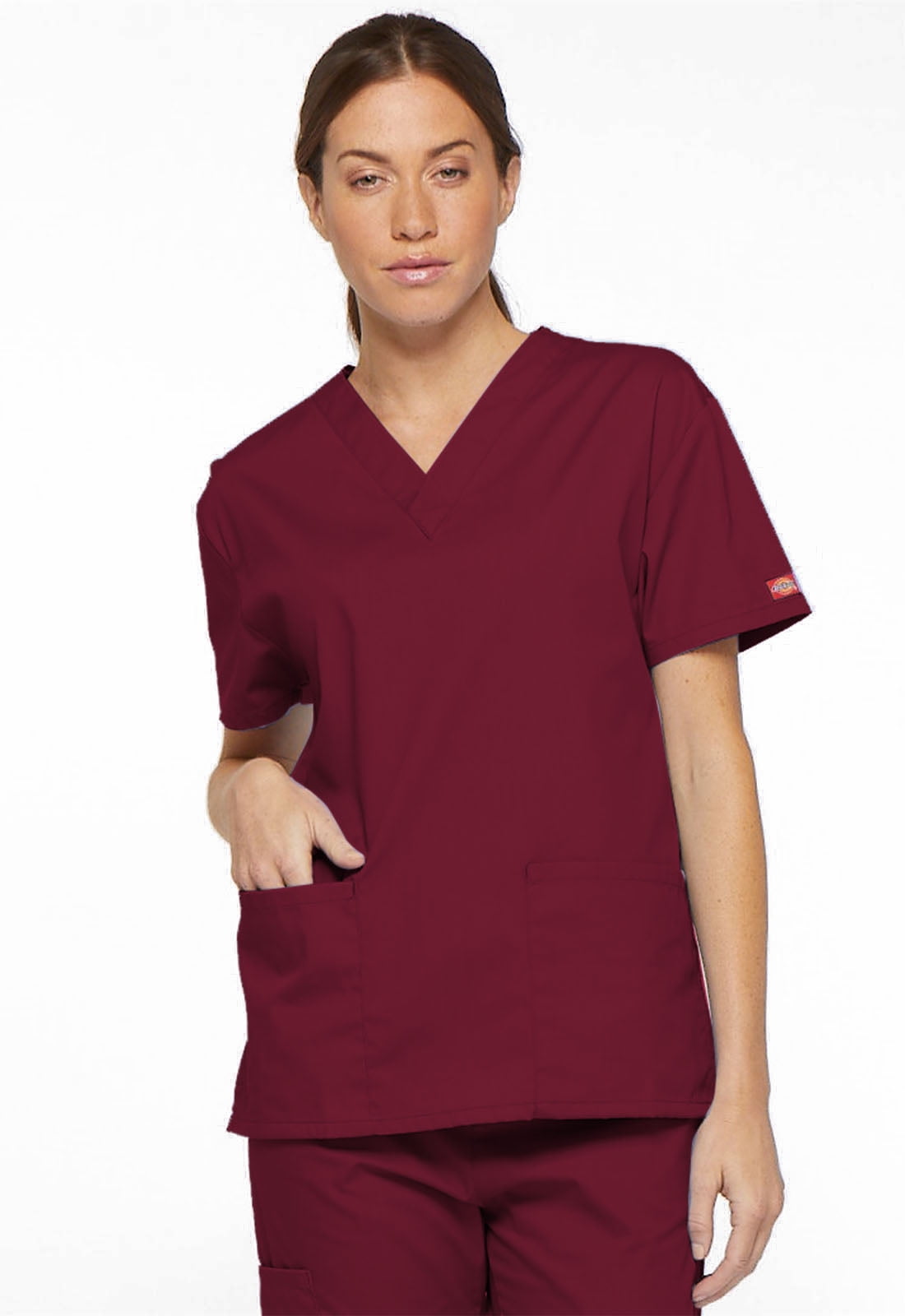 Dickies Dickies EDS Signature Scrubs Top for Women VNeck 86706, XXS