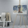 thumbnail image 4 of Merry Christmas German Shorthaired Pointer Snowy Winter with Tree Decorations Horizontal Matte Canvas Poster GSP Lover Dog Gift Wall Art Home Decor - 12020, 4 of 5