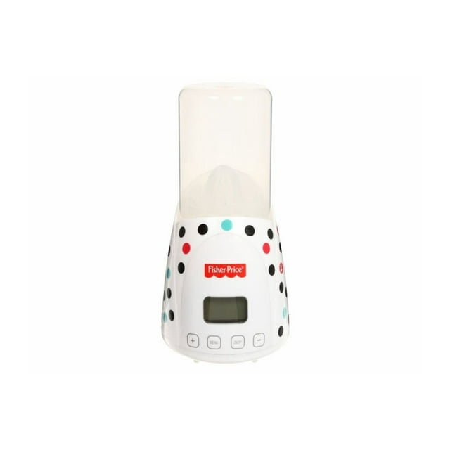 Calentador y Esterilizador Eléctrico para Biberones Fisher Price 76170 2 en 1 con Pantalla LCD Blanco