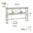 thumbnail image 4 of Bush Furniture Key West 60W L Shaped Desk with Hutch, 4 of 8