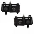 thumbnail image 3 of For 05-08 Canyon/Colorado Truck Headlight Headlamp Chrome Bezel w/Bulb PAIR SET, 3 of 5