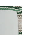 thumbnail image 3 of Ambesonne Geometric Fitted Sheet, Abstract Wave Pattern Art, King Size, Dried Rose and Jade Green, 3 of 5