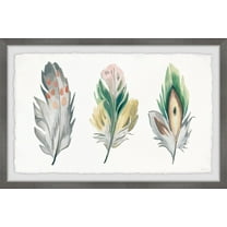 Parvez Taj Festive Feathers Framed Wall Art