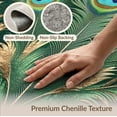 thumbnail image 6 of ODIKA Bathroom Classical Plume Scroll Vintage Watercolor Border Ornamental Easy Care Kids Safe for Small Living Room, Playroom, Bedroom, 6 of 7