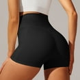 thumbnail image 4 of ASFGIMUJ Womens High Waist Yoga Shorts Abdomen Control Training Running Pants, 4 of 5