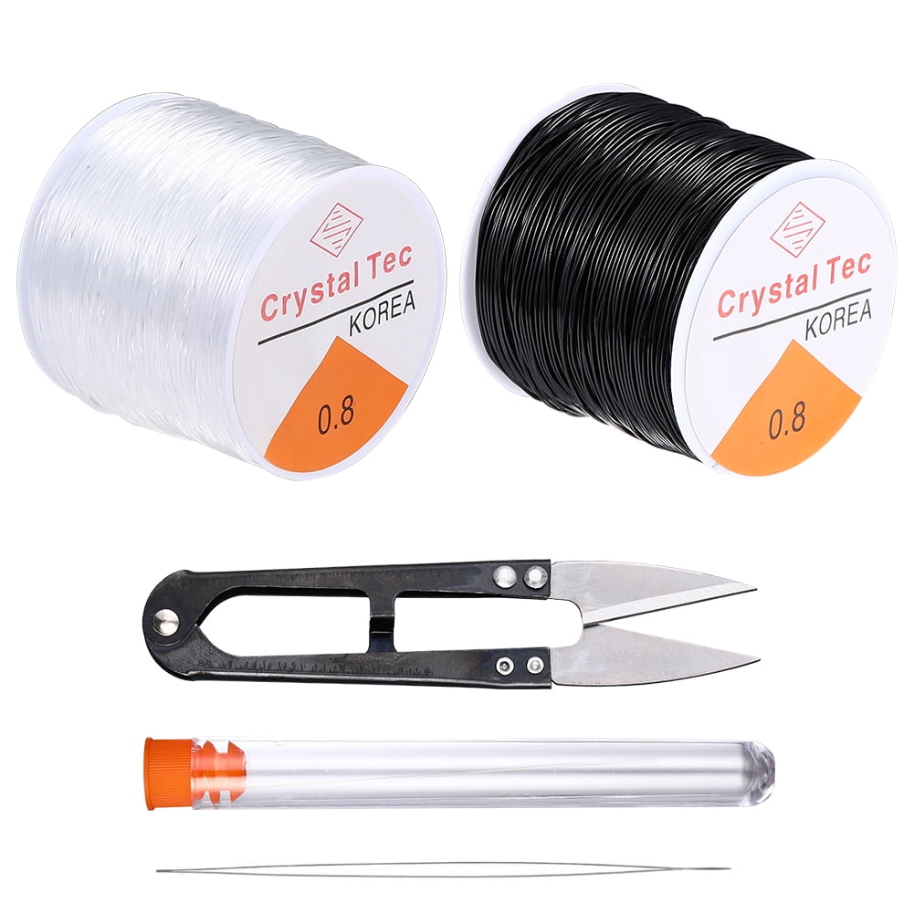 Codream Jewelry Cord Set, Elastic Bracelet Rope Crystal Beading Cords