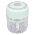 thumbnail image 2 of Mini Procesador De Alimentos, Evita Arañazos Capacidad De 250 Ml Cerradura De Seguridad De Acero Inoxidable 304 Mini Picadora De Ajo Para Verduras, 2 of 9