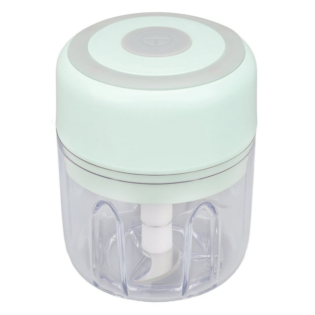 Picadora de Ajo Eléctrica, Mini Picadore de Verduras Portátil de 250 ml, Triturador de Ajo Recargable Por USB, Picadore de Cebolla Con Cuchilla de Acero inoxidable
