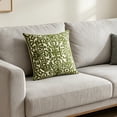 thumbnail image 5 of MMJ Pillow Covers Embroidered Cotton Throw Pillow Covers Decorative Cushion Case Home Sofa Bedroom 18x18in, 5 of 9