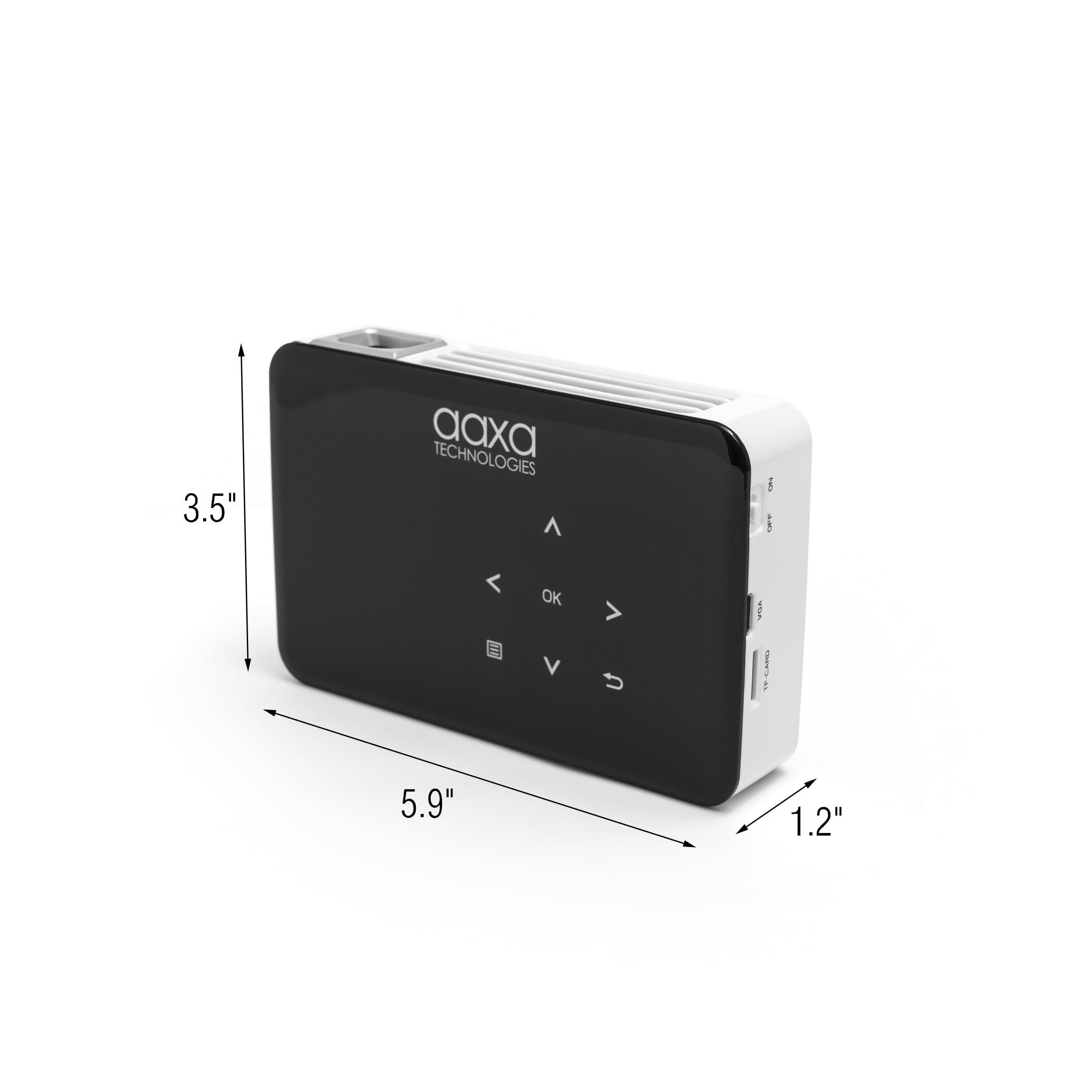AAXA P300 Neo HD Portable Mini Projector with 2.5 Hour Battery