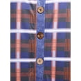 thumbnail image 3 of Rosegal Women's Plus Size Button Up Plaid Shirt, 3 of 5
