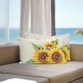 thumbnail image 2 of Rustic Sunflower Outdoor Pillow Covers Pack of 2 Country Floral Pastoral Retro Beige Background Waterproof Throw Pillow Covers Decorative Cushion Cases for Patio Garden Tent Balcony Couch 20x12 inch, 2 of 8