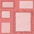 thumbnail image 1 of Ahgly Company Machine Washable Indoor Square Transitional Red Area Rugs, 7' Square, 1 of 7